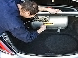 установка газобаллонного оборудования в автомобиль